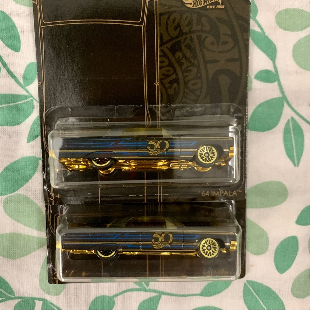 Hot Wheels 50th Anniversary Black & Gold Collection Lot of 13 - Picture 7 of 9